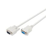 Digitus CAVO PROLUNGA SERIALE RS232 PIN-TO-PIN (MODEM CABLE) 9 POLI MASCHIO/FEMMINA MT.2