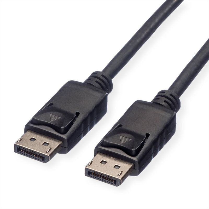 ROLINE-11.04.5761-cavo-DisplayPort-1-m-Nero--ROLINE-DisplayPort-Cable-DP-DP.-M-M.-LSOH.-1.0m-