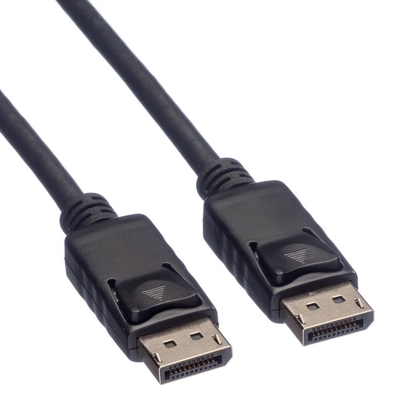 ROLINE-11.04.5761-cavo-DisplayPort-1-m-Nero--ROLINE-DisplayPort-Cable-DP-DP.-M-M.-LSOH.-1.0m-