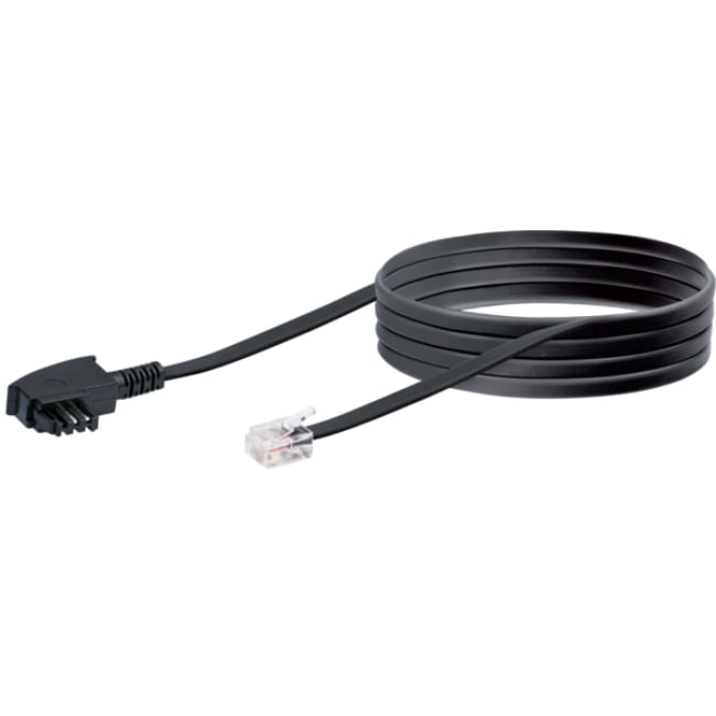 Schwaiger-cavo-DSL-RJ12-6P2C---TAE-F-6P4C-3m-nero--TAL6531533-