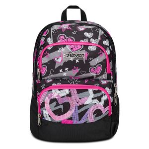 Seven 200102435-899 zaino Zaino scolastico Multicolore Poliestere