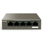 Tenda TEF1105-4-63W switch di rete Non gestito Fast Ethernet (10/100) Supporto Power over Ethernet (PoE