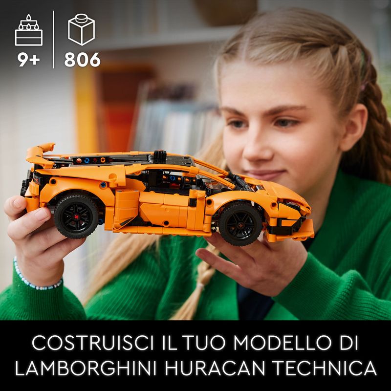 Lamborghini-Huracan-Tecnica-Arancione---Lego-Technic-42196