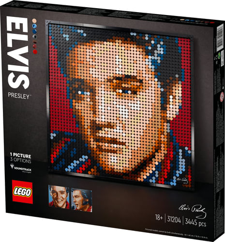 Elvis-Presley-il-Re-del-Rock-and-Roll---Lego-Art-31204