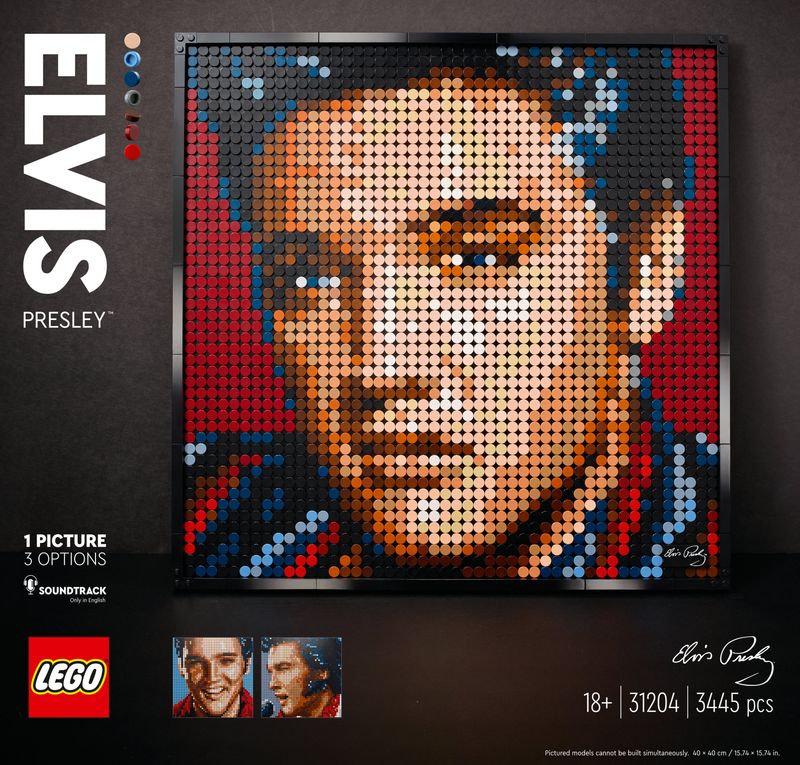 Elvis-Presley-il-Re-del-Rock-and-Roll---Lego-Art-31204