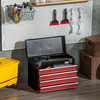 DURHAND-Cassetta-Porta-Attrezzi-in-Acciaio-con-4-Cassetti-e-Vassoio-Superiore-51x22x39.5-cm-Rosso-e-Nero