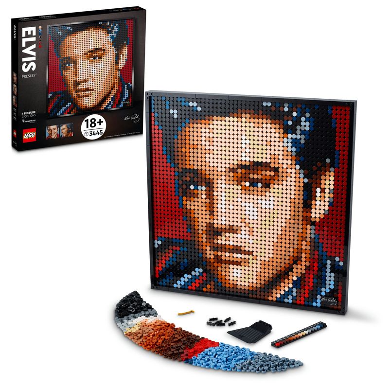 Elvis-Presley-il-Re-del-Rock-and-Roll---Lego-Art-31204