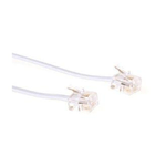 Microconnect MPK182W cavo telefonico 2 m Bianco (ModularCable RJ11 6P/4C 2m - White - Warranty 300M)