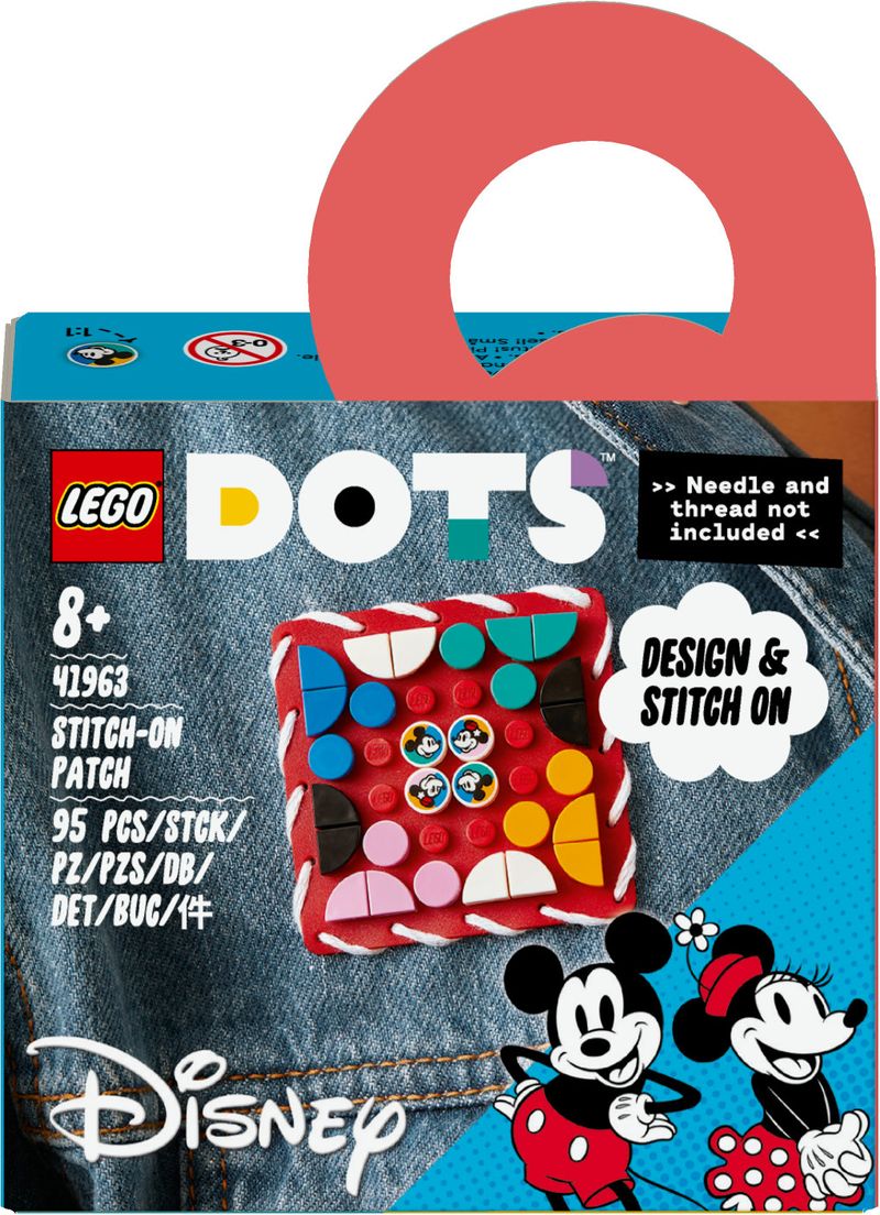 Patch-stitch-on-Topolino-e-Minnie---Lego-Dots-41963