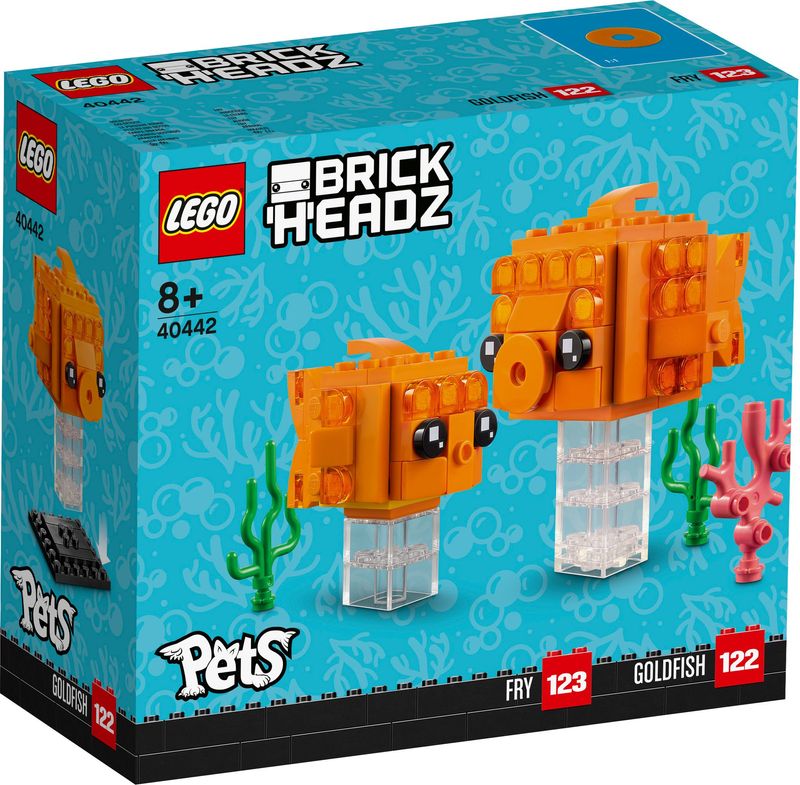 Pesciolino-rosso---Lego-Brick-Headz-40442