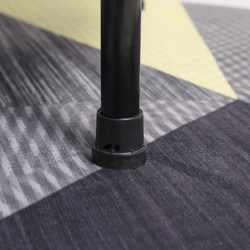 HOMCOM-Trampolino-Elastico-Fitness-Pieghevole-da-Giardino-Φ96.5-x-23-cm-Blu-e-Nero