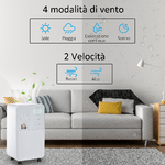 HOMCOM-Deumidificatore-Portatile-da-16L-4-Modalita-e-2-Velocita-Timer-24h-28x20x50.5cm-Bianco