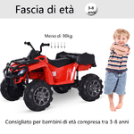 HOMCOM-Mini-Quad-Elettrico-per-Bambini-per-Esperienza-di-Guida-Realistica-12V-Velocita-Massima-6km-h-Lettore-Musica-MP3-Luci-e-Fanali-120x79x78.5cm