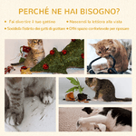 PawHut-Tiragraffi-per-Gatti-con-Mobile-Porta-Lettiera-Posatoi-e-Pallina-da-Gioco-49x46x131.5-cm-Marrone