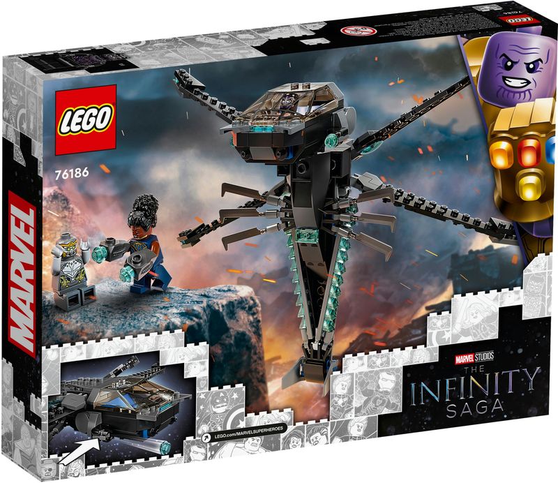 Il-dragone-volante-di-Black-Panther---Lego-Marvel-76186