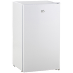 HOMCOM Frigo Portatile da 91L con Termostato Regolabile, Scaffali a Parete, Ripiani e un Cassetto, in Metallo e Plastica, 47.5x44.2x84cm, Bianco