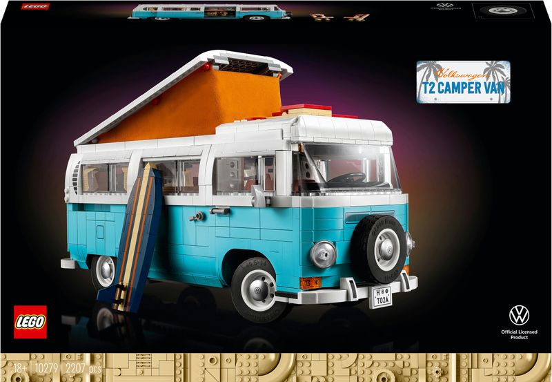 Camper-van-Volkswagen-T2---Lego-Icons-10279