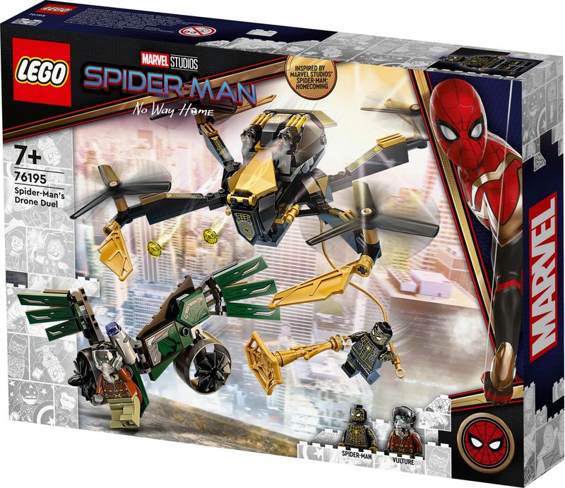 Duello-con-il-drone-di-Spider-Man---Lego-Marvel-76195