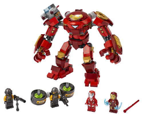 Iron-Man-Hulkbuster-contro-l’agente-A.I.M.---Lego-Marvel-76164