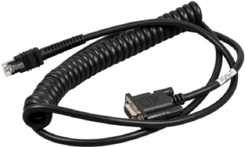 Zebra-CBA-R73-C09ZAR-lettero-codici-a-barre-e-accessori-Prolunga--CABLE-RS232-DB9-MALE-CONNECTOR---2.8M-COILED-R-PIN-9-T