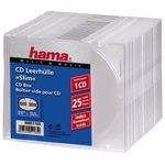 Hama CD/DVD/Blu-Ray Slim Jewel Cases x25 Transparent