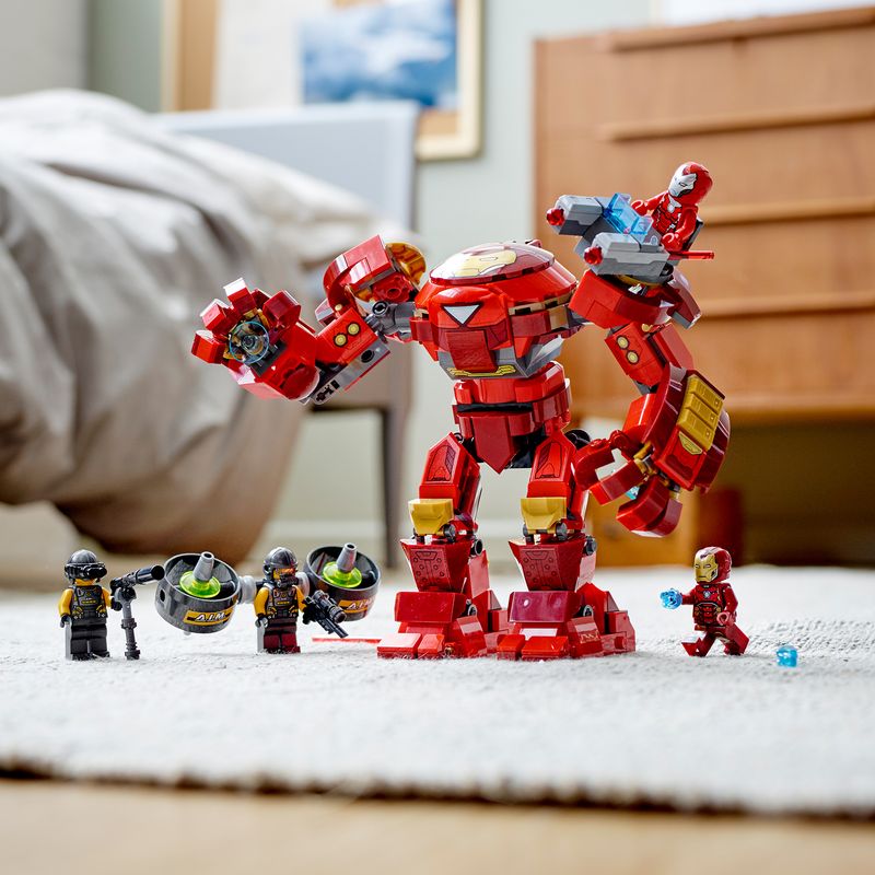 Iron-Man-Hulkbuster-contro-l’agente-A.I.M.---Lego-Marvel-76164