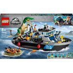 Lego Fuga sulla barca del dinosauro Baryonyx - Lego Jurassic World 76942