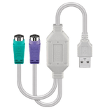 Microconnect-USBA2XPS2-cavo-PS-2-03-m-2x-6-p-Mini-DIN-USB-A-Bianco--USB-A---Converter-2x-PS-2-03m---Support-W2000-XP-Vis