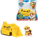 Spinmaster PAW Patrol , Bulldozer di Rubble, Veicolo e Personaggio Rubble, Giochi Bambini, 3+ anni