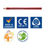 Staedtler-Pastelli-Matite-Colorate-Noris-Jumbo-12-pezzi