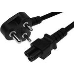 Microconnect PE010818INDIA cavo di alimentazione interno 18 m (Power Cord 1.8m Type D - C5 - India Type D to C5 Black -