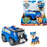 Spinmaster PAW Patrol , Macchina della Polizia di Chase, Veicolo e Personaggio Chase, Giochi Bambini, 3+ anni