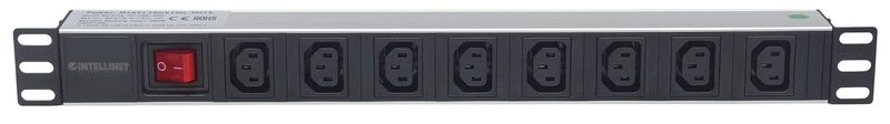 Intellinet-163620-unita-di-distribuzione-dell-energia--PDU--8-presa-e--AC-1U-Nero-Argento