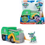 Spinmaster PAW Patrol , Camion per la Raccolta di Rifiuti di Rocky, Veicolo e Personaggio Rocky, Giochi Bambini, 3+ anni