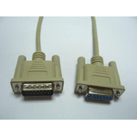 Microconnect SCSE15GF2 cavo VGA 2 m VGA (D-Sub) Beige