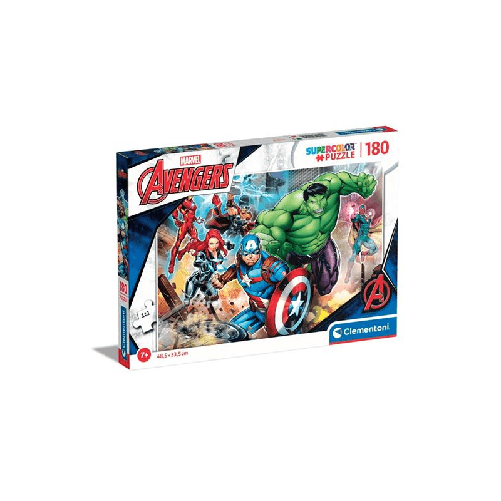 Puzzle-Avengers-180-Pezzi-clementoni-marvel-capitan-america-ironman-vedova-nera-thor-wisp-ant-man-hulk