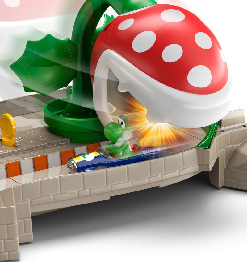 HOT-WHEELS--MARIO-KART-PIANTA-PIRANHA-VEICOLO-YOSHI