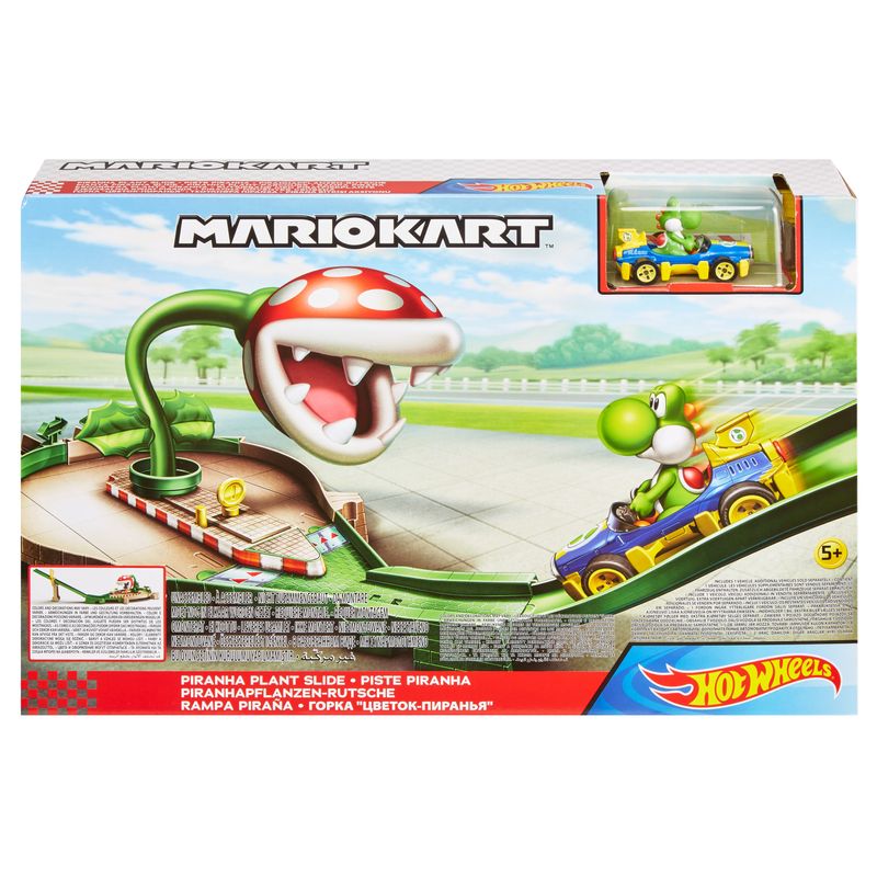 HOT-WHEELS--MARIO-KART-PIANTA-PIRANHA-VEICOLO-YOSHI