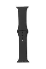 eSTUFF-ES660120-accessorio-indossabile-intelligente-Band-Nero-Silicone--Apple-Watch-Silicone-Strap---Color-Black.-Width-