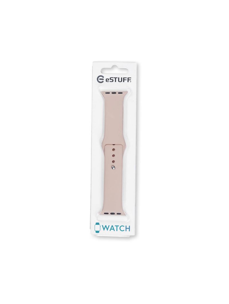 eSTUFF-ES660102-accessorio-indossabile-intelligente-Band-Rosa-Silicone--Apple-Watch-Silicone-Strap---Color-Sand-Pink.-Wi