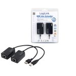 LogiLink Line Extender USB via CAT5/6 scheda di interfaccia e adattatore