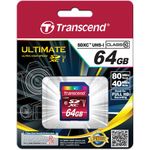 Transcend TS64GSDXC10U1 memoria flash 64 GB SDXC MLC Classe 10