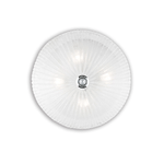 Ideal Lux Plafoniera Classica Shell Vetro Trasparente 4 Luci E27