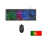 Mars Gaming MCPTKLPT tastiera Mouse incluso USB Portoghese Nero