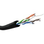 Goobay 57196 cavo di rete Nero 100 m Cat5e U/UTP (UTP)