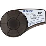 Brady, M21-250-595-WT-BK, Vinyl, Schwarz auf Weiß, 6mm x 6,4m, permanent, endlos, f. BMP21 PLUS (139744)