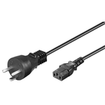 Microconnect PE120450 cavo di alimentazione Nero 5 m Accoppiatore C13 (Power Cord DK 5m IEC320 EDB. - Danish power plug