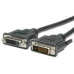 Value 11995564 cavo DVI 3 m DVI-D Nero (VALUE DVI Cable DualLink DVI-DVI. M/F. Black. 3.0m)