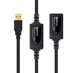 Nanocable-10.01.0213-cavo-USB-15-m-USB-2.0-USB-A-Nero