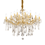 Lampadario-Classico-Florian-Metallo-Cristallo-Oro-18-Luci-E14